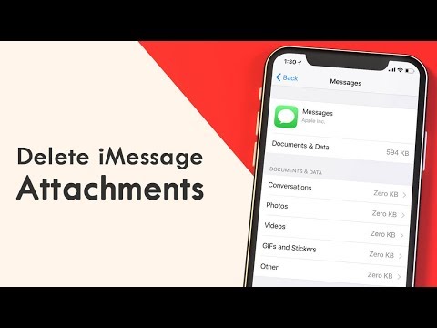 iOS 12 또는 11에서 한 번에 여러 iMessage 첨부 파일을 삭제하는 방법