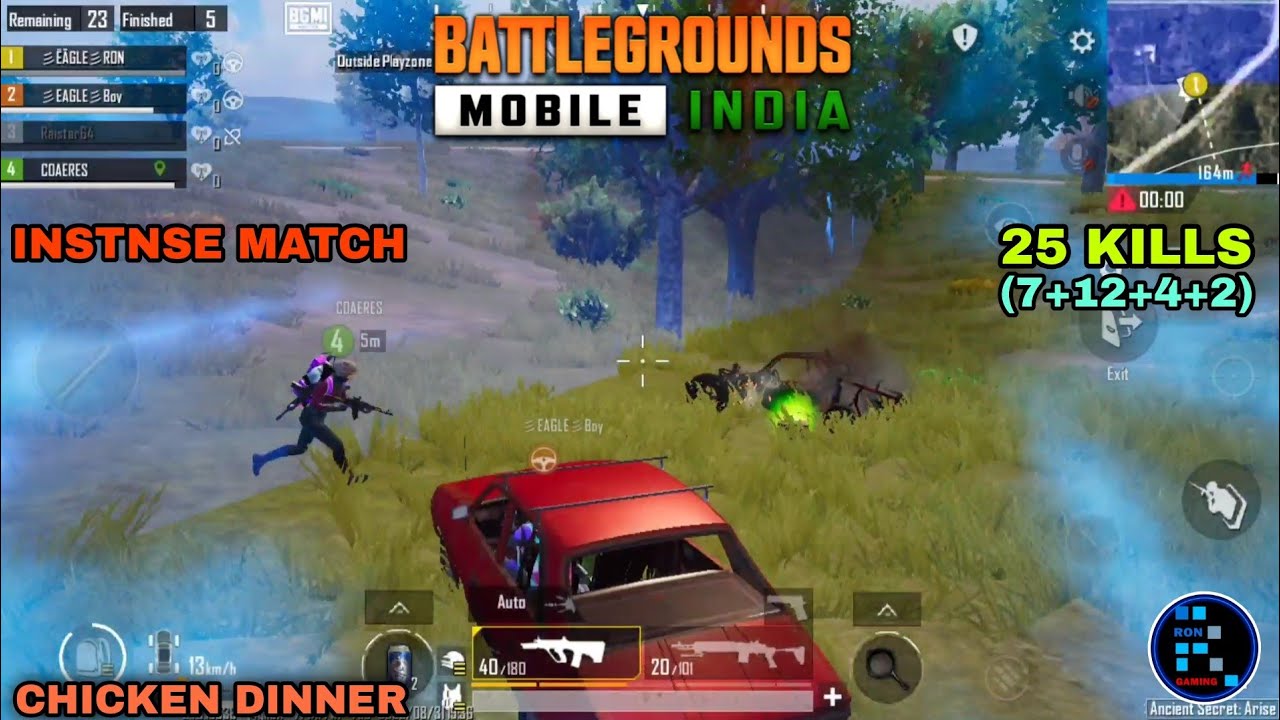 BGMI | "25 KILLS" AMAZING INTENSE MATCH CHICKEN DINNER - YouTube
