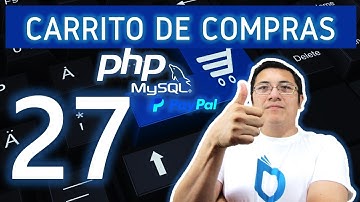 27- Carrito de compras con php, mysql, paypal y bootstrap (Validar información)