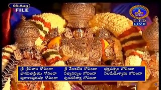 Govinda Namalu with lyrics in Telugu - Sri Srinivasa Govinda, Sri Venkatesa Govinda....