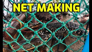 How To Make A Fishing Net  How to tie and repair a basic net for fishing