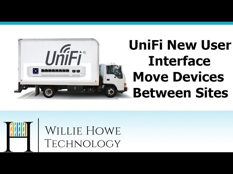 UniFi New User Interface - Moving Devices Between Sites