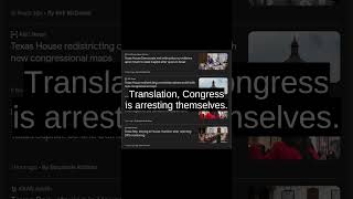 Texas government arresting each other? Eeek. #house #tx #arrest #congress