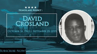 Fisher Memorial Funeral Parlor is live! Procession for the Homegoing Service for David Crosland