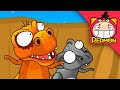 Tira eats grass 1  dinosaurs story  dinosaur cartoon  redmon