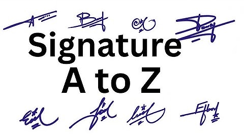 A to Z signature style||name signature with arooj 