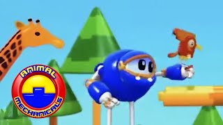 Giraffe Crane Island Animal Mechanicals Cartoons For Kids