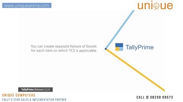 Enable TCS in TallyPrime