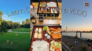 With Sub Learn German With A Vlog Ep. 3 Düsseldorf Exploring, Eating Delicious Food
