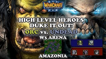 Grubby | Warcraft 3 The Frozen Throne | Orc vs. Undead - High Level Heroes - Great Match