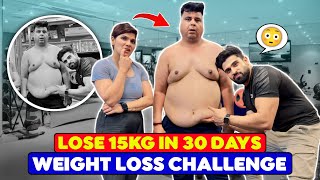 Lose 15KG in 30 Days | Weight Loss Challenge 😍