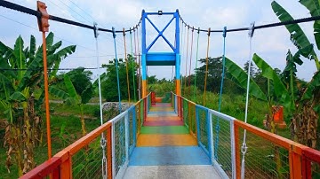 JEMBATAN PELANGI - CILEDUG || JEMBATAN GANTUNG