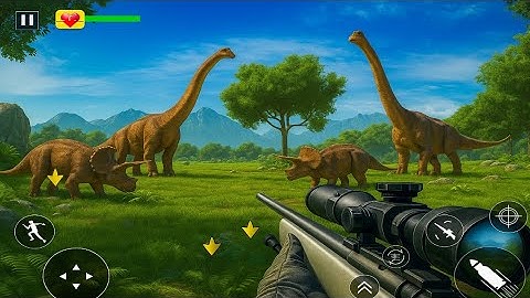 Best Dinosaur Game – Dinosaur Hunter Game – Android Gameplay 