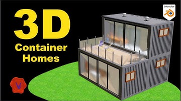 🏡 Modern Container Homes 3D Animation | Stylish & Sustainable Living Concept