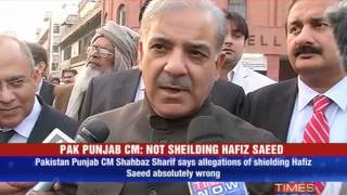Pakistan Punjab CM: Not shielding Saeed