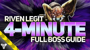 RIVEN (LEGIT) // 4-MINUTE FULL BOSS GUIDE