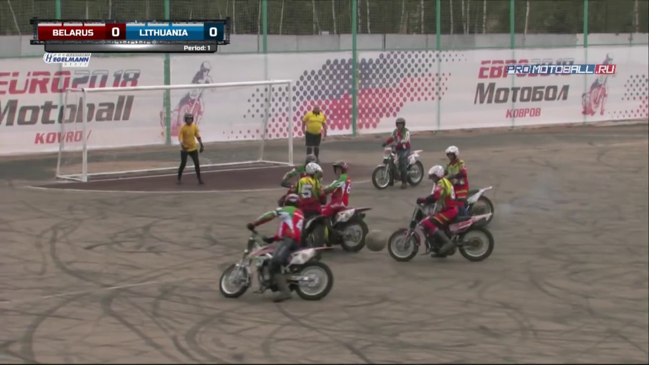 MOTOBALL EURO-2018. Belarus vs Lithuania // Беларусь - Литва