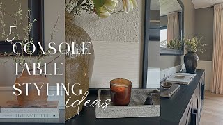 SPRING & SUMMER DECORATE WITH ME 2025 || CONSOLE TABLE SIDEBOARD STYLING IDEAS || BUDGET FRIENDLY Net Worth