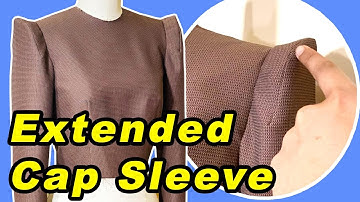 EXTENDED CAP SLEEVES: CRESCENT MOON SHAPE | SLEEVE STYLES | LA MODÉLISTE