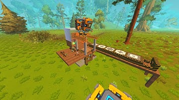 making a 3D printer in scrap mechanic