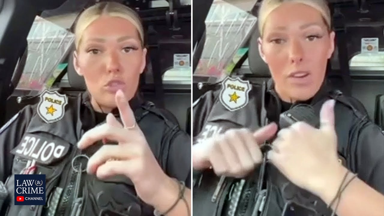 Police Officers TikTok Tells Drivers to Get the F*** Out of the Way photo