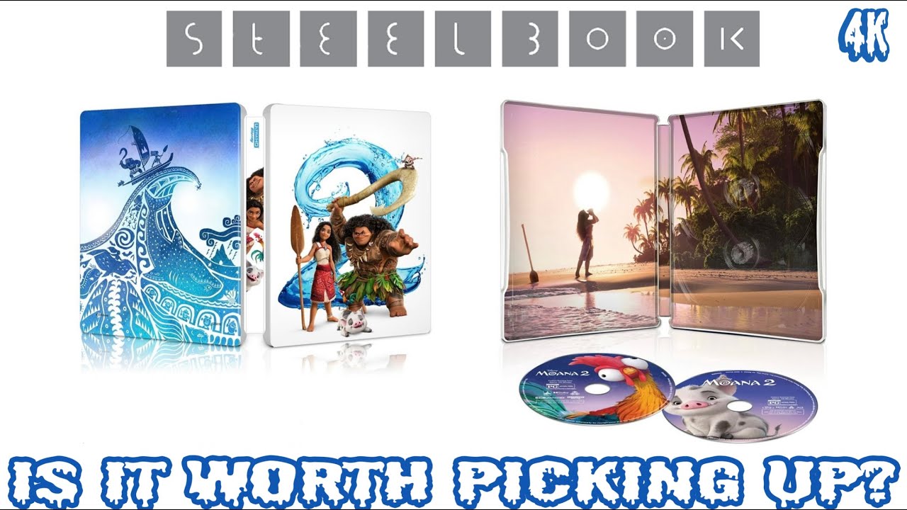 Moana 2 4K Blu-Ray #steelbook #unboxing and #review | #fyp #viral