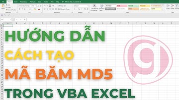 Hướng dẫn tạo Hash Password MD5 trong Excel VBA