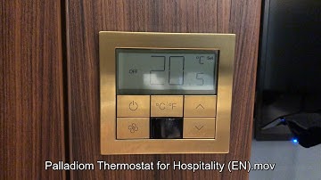 Palladiom thermostat for Hospitality demo (English)