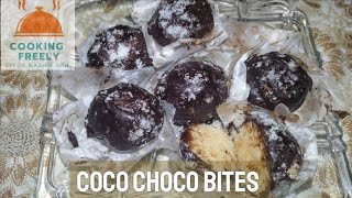 Coconut Chocolate Bites Recipe By Syeda Madiha Arifhome Cooking