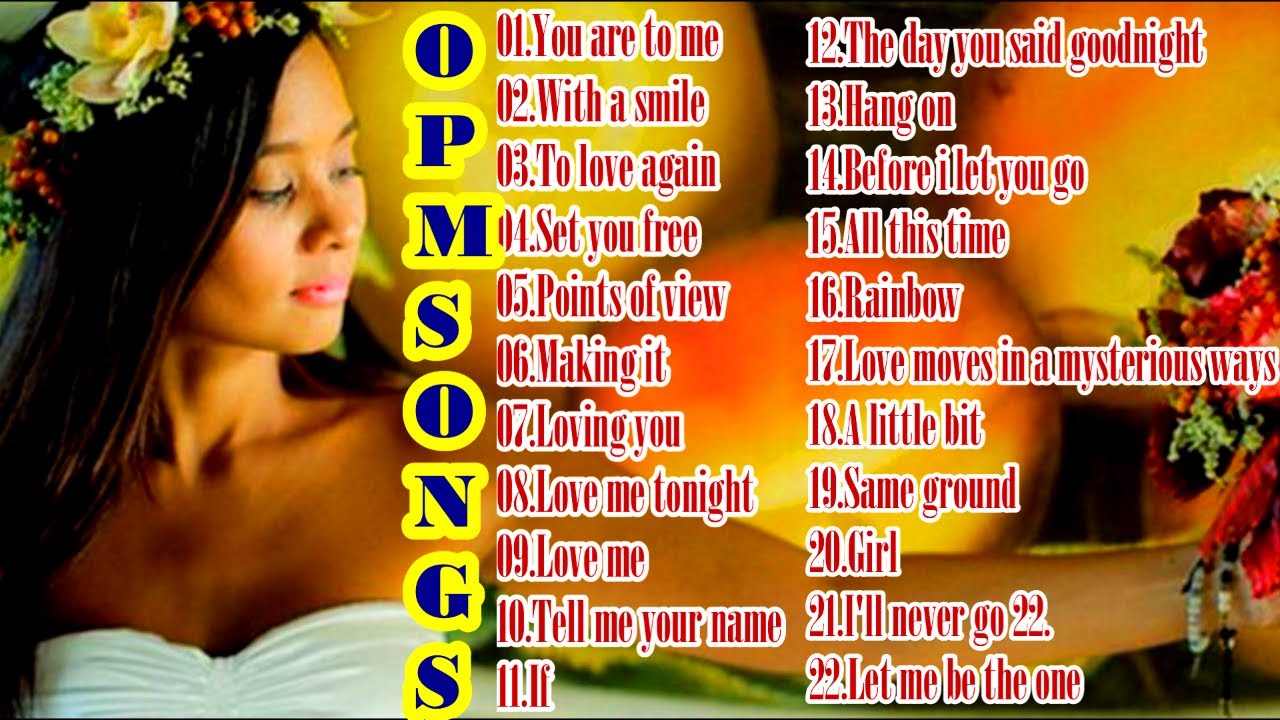 OPM ENGLISH SONGS YouTube OPM ENGLISH SONGS YouTube