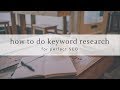 How to do Keyword Research | Tools &amp; Tips