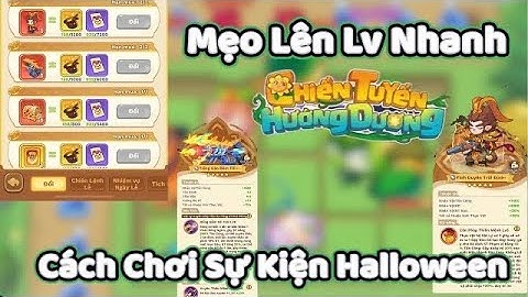 Cách Săn Trang Bị Halloween Siêu Dễ Lên Lv Nhanh |  Chiến Tuyến Hướng Dương