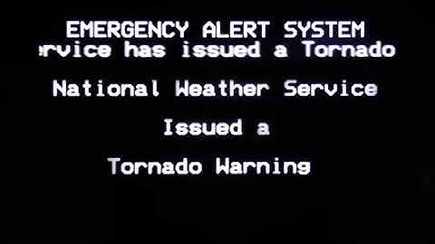 EAS Mock-Tornado Warning for New York City
