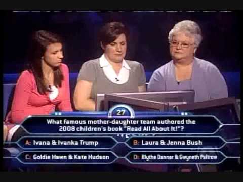Agrusa Family on Who Wants to Be a Millionaire (2/3)