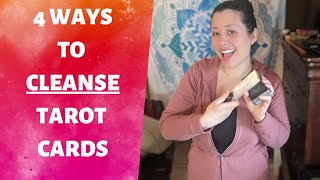 How to cleanse tarot cards (4 WAYS) ✨🃏 - BEFORE YOU START using your tarot cards DO THIS!