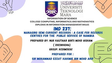 IMD 237- INDIVIDUAL ASSIGNMENT " ARTICLE REVIEW"