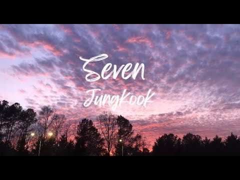 Seven - Jungkook (feat.Latto) |Clean Version | Music Lyrical video