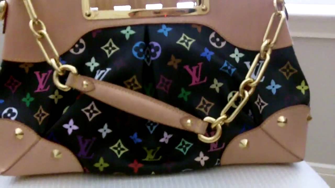 Judy MULTICOLOR MM Authentic Louis Vuitton Purse murakami takashi  collection 