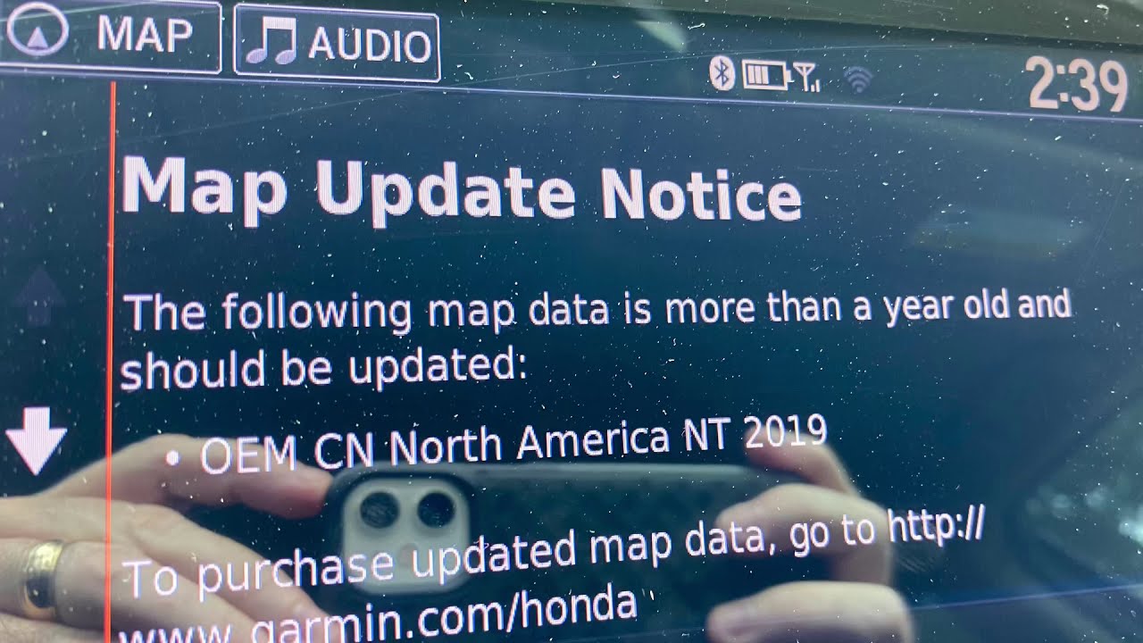 vurdere Velkendt Anvendelse Honda Garmin map update - YouTube