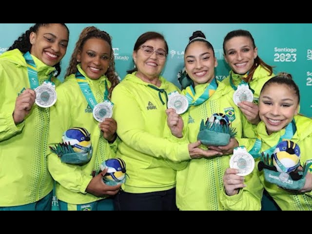 Brasil é prata na disputa por equipes na ginástica artística feminina