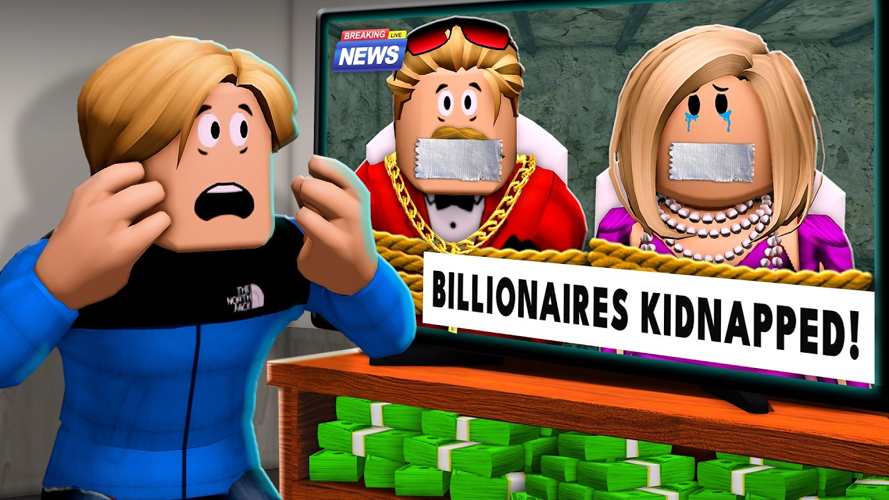 His BILLIONAIRE Parents Were KIDNAPPED! (A Roblox Movie)