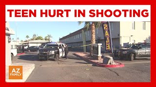 Suspect on the run after shooting teen in Mesa