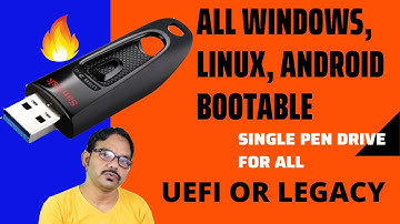 How to make all Windows/ LINUX/ ANDROID Bootable USB Flash Drive | UEFI |LEGACY || UPDATED 2020