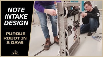 Ri3D @ Purdue Day 1: Note Intake Design #2