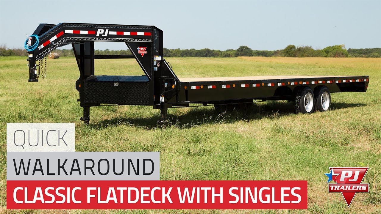 gooseneck to fifth wheel adapter Classic Flatdeck with Singles (FS) Quick Walkaround