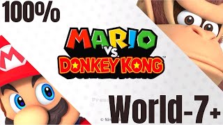 Mario VS Donkey Kong - 100% Walkthrough [World 7+]