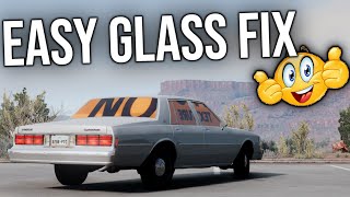 how to fix no texture glass tutorial beamng