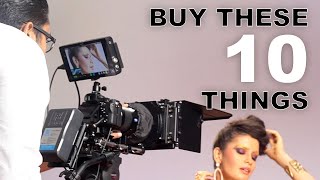The First 10 things you need to buy for Filmmaking