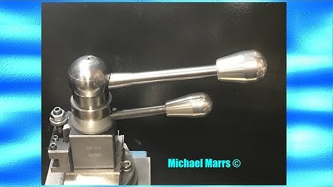 Quick Change Tool Post, Ajustable Nut And Lever.