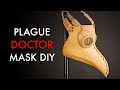 Plague Doctor Mask DIY - Tutorial and pattern download - Fits on Top of Glasses